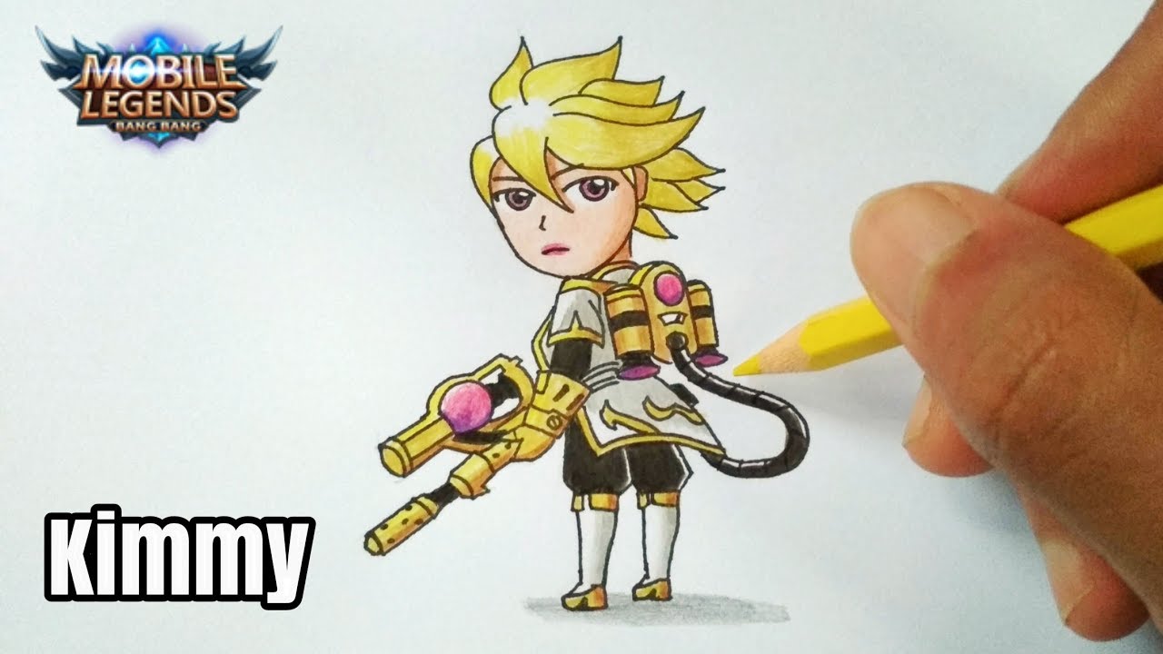 Cara Menggambar Kimmy Mobile Legends Versi Chibi How To Draw Kimmy YouTube