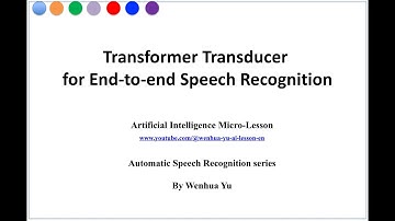 Transformer Transducer for End-to-end Speech Recognition