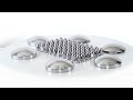 Complete Chrome Hub Cover Kit With 60 33MM Push-On Nut Covers