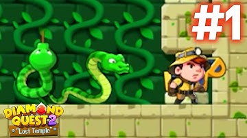 Diamond Quest 2: The Lost Temple - Gameplay #1 (Android)