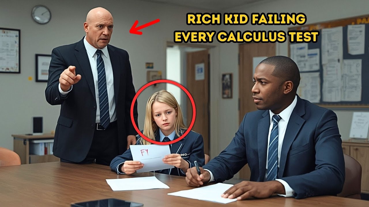 Rich Kid Failed Every Calculus Exam — Until the New Black Teacher Showed Him Simple Formulas!