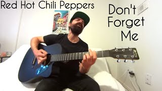 Don't Forget Me - Red Hot Chili Peppers [Acoustic Cover by Joel Goguen]