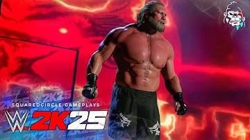 WWE 2K25 Brock Lesnar 2025 Updated Entrance w/ Theme | New WWE 2K25 Updates