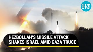 Hezbollah Attacks Israeli Aircraft Amid Truce In Gaza | Tensions Peak At Lebanon Border