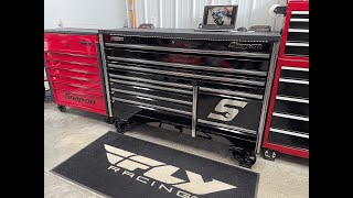 updated 68” snap-on epiq tool box tour | small engine mechanic | dbc racing