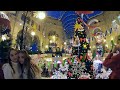 Russia, Walking Moscow, Christmas & New Year preparation, GUM 4K | ГУМ, Новый Год