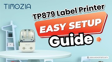 1: Easy Setup Guide for Timozia TP 879 Label Printer | Step-by-Step Tutorial #thermalprinter