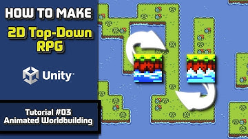 HOE MAAK JE EEN 2D TOP-DOWN RPG IN UNITY 2023 - TUTORIAL #03 - GEANIMEERDE WERELDOPBOUW