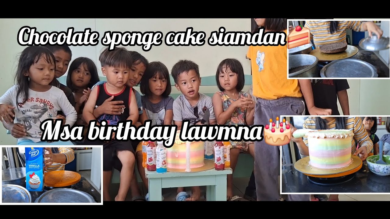 Приготовление шоколадного бисквита/празднование дня рождения Msa {Опубликовано 30 октября😅} #birt...