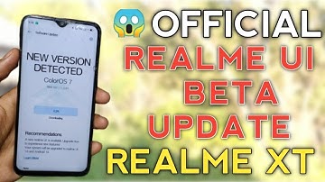 Realme XT Realme UI Update | Realme XT ColorOS 7 Update | Realme Update ~ TechDot ~