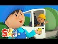 Cecil's Cement Mixer Gets All Spick-And-Span | Carl's Car Wash | Cartoons For Kids