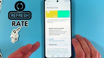 How to Change Display Refresh Rate on Xiaomi Redmi 13