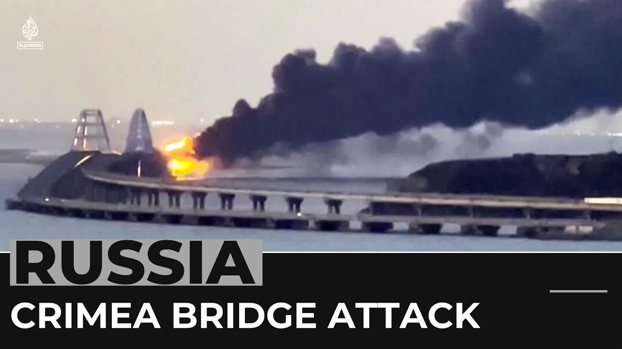 Kerch bridge blast: Russia blames Kyiv for attack killing two