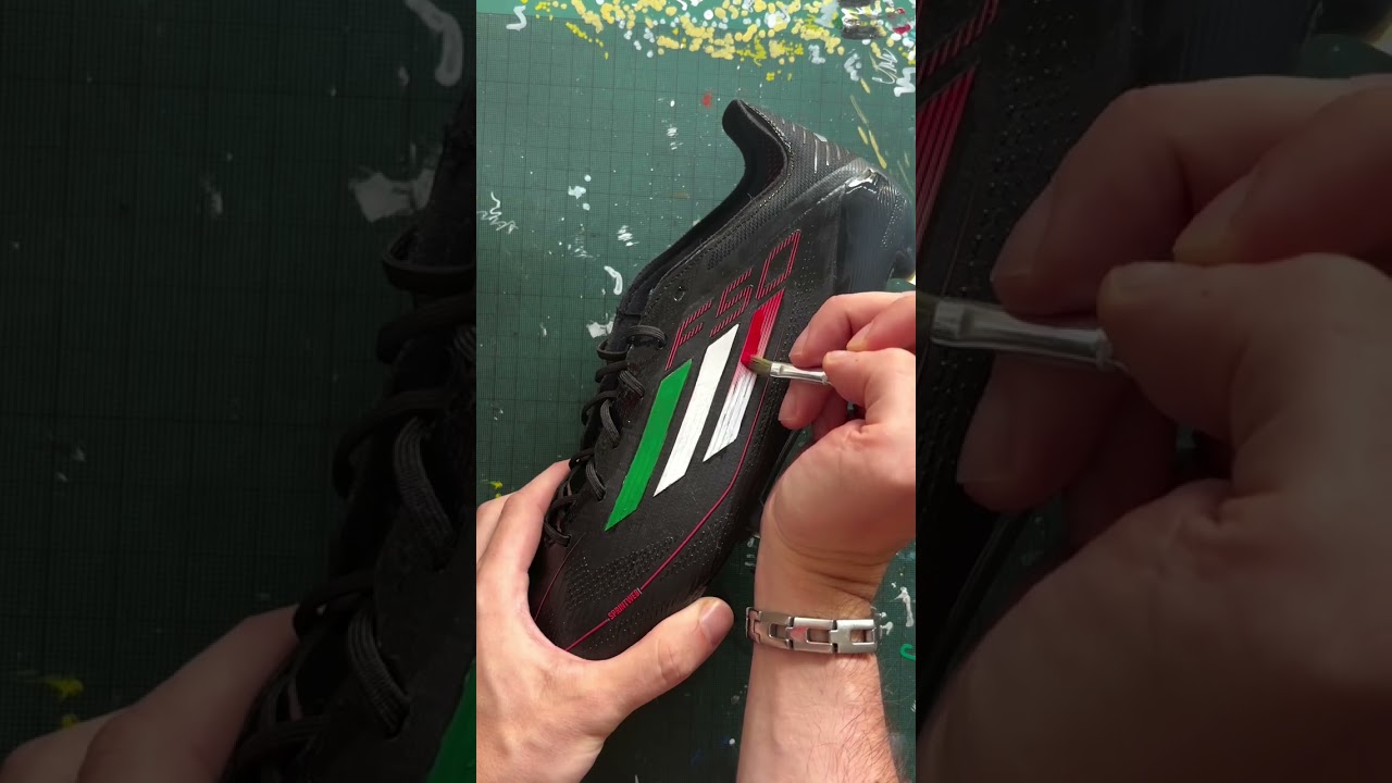 CUSTOMISING BOOTS FOR DEL PIERO 🇮🇹🎨