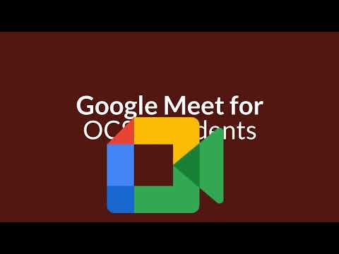 Google Meet for OCSB students