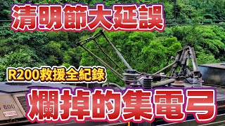 炸裂集電弓 / 超扯超扯 扯下集電弓 / 火車壞掉 / 清明節電氣化慘案 / 普憂馬 / 區間關廁所 / R200新式柴頭救援紀錄 / 台鐵版藍白拖打蟑螂