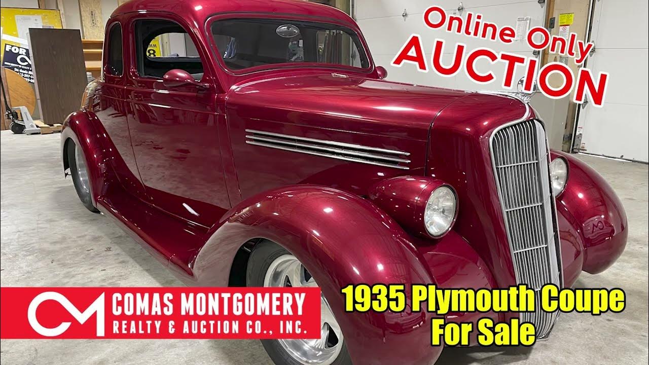 Online Classic Car Auction featuring 1935 Plymouth Coupe Bid Now