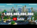 All references in one trillion minecraft views on youtube and counting