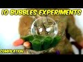 10 Bubbles Science Experiments Compilation