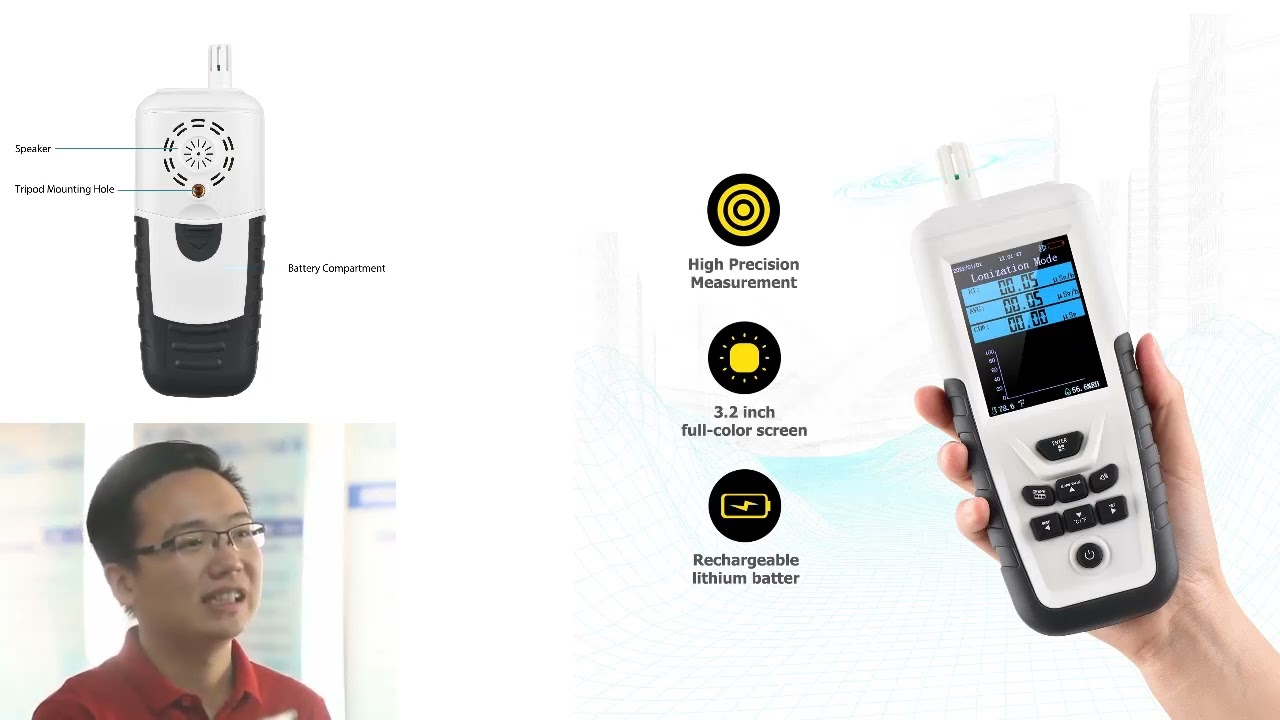 Radiation Detector: Geiger Counter - Dose Detector β/γ/X-rays Radiation Meter