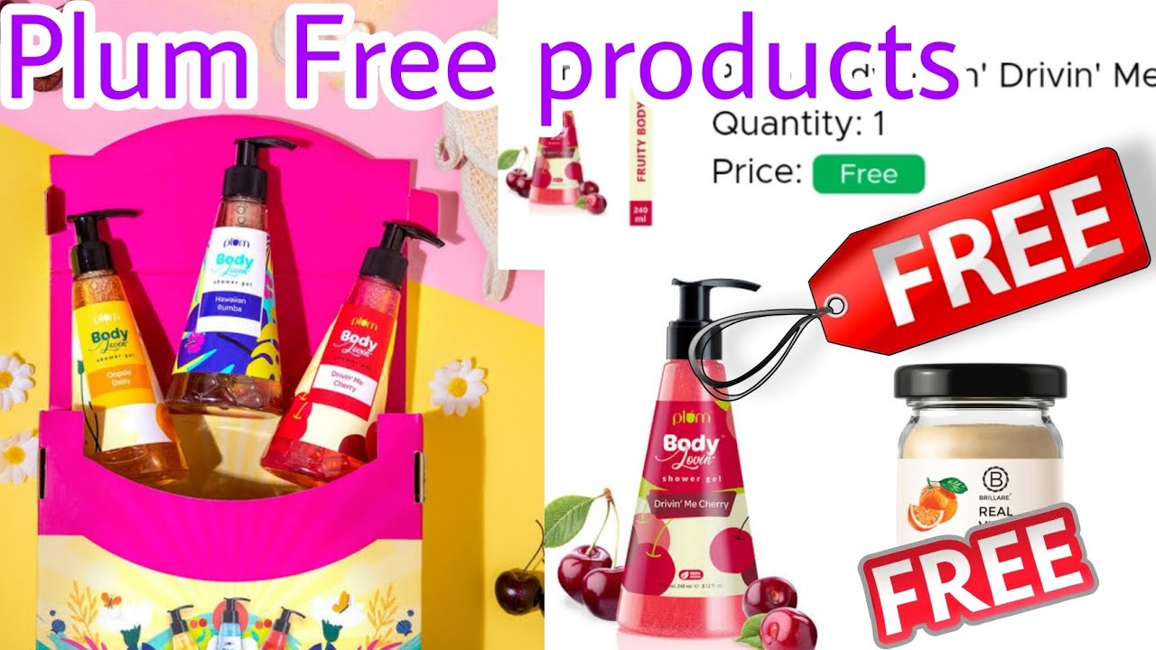 Ready go to ... https://youtu.be/VtX8Iqph4Ng [ PLUM Free Products Todayð¥Loot offers today|| free products ð¥]