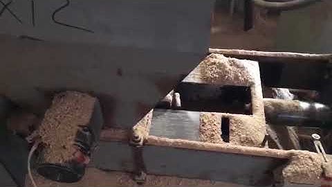 Sawdust block press / making  machine for wood pallet