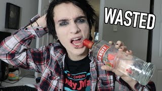 Doing my Makeup Super Drunk part 2