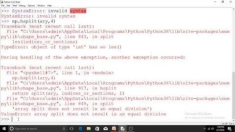 Class XII(IP) Numpy Array method split, hsplit, vsplit
