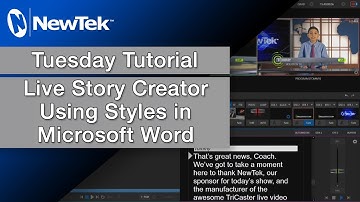 Tuesday Tutorials : Live Story Creator using STYLES in Microsoft Word
