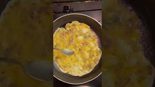 Cheesy Bread Omelette Recipe: Easy and Delicious shorts easy egg Omelette shortvideo