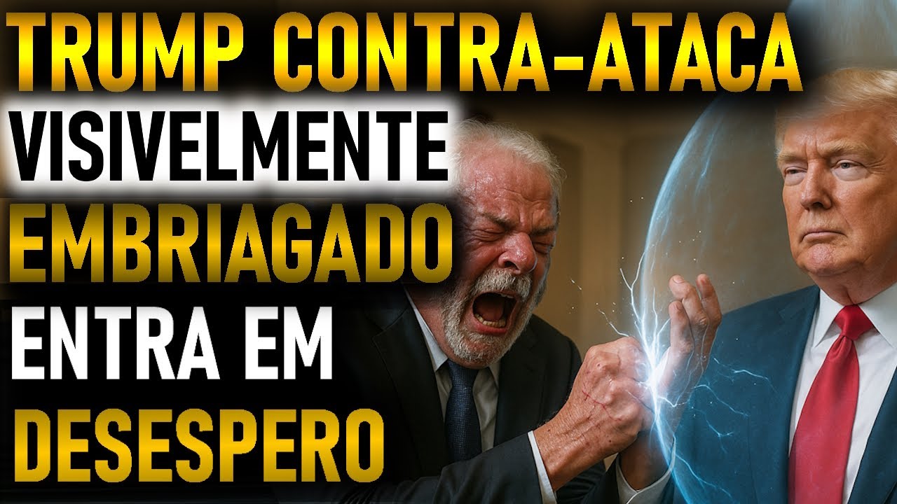 TRUMP RESPONDE LULA APÓS ASSISTIR VÍDEO DE LULA VISÍVELMENTE EMBRIAGADO