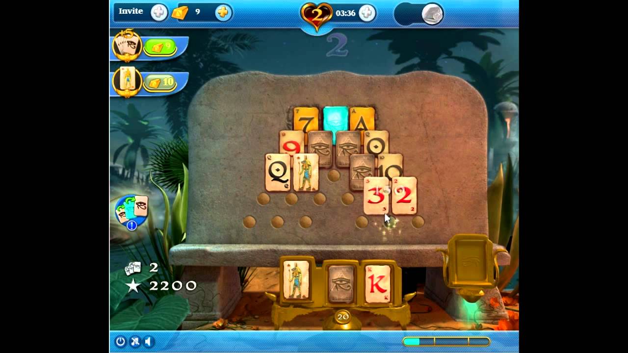 Pyramid Solitaire Saga level 52, 3 stars 😈