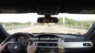 My Daily Drive to Work in E90 M3 @ 170mph on Autobahn