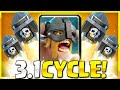 NERF THIS NOW!! NEW ELITE BARBARIANS ROCKET CYCLE DESTROYS CLASH ROYALE!!