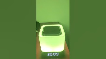 The Best Auiso Alarm Clock Radio Bluetooth with 48 color Change Colors in Amazon