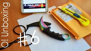 O! Unboxing из Китая #6 нож Karambit (CS GO)