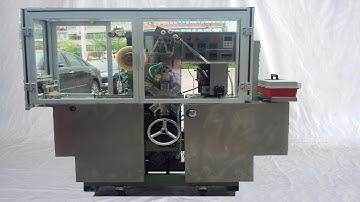 overwrapping machine fully automatic perfume cosmetic boxes overwrapper Indonesian buyer 三維包裝機全自動
