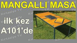 ➡️İLK KEZ / MANGALLI MASA - KATLANIR PORTATİF MANGALLI MASA 26 ŞUBAT 2026 A101