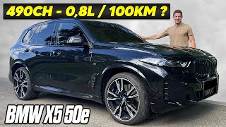 Essai BMW X5 50e - 0,8L/100KM avec 490 chevaux, c’est POSSIBLE ??