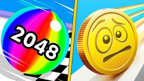 Ball Run 2048 vs Coin Rush - All Level Gameplay Android,ioS NEW BIG APK UPDATE