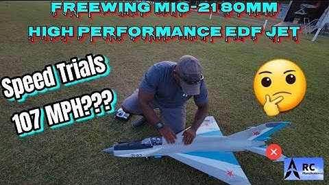 How Fast Can the Freewing Mig-21 Really Go? Find Out Here!#rc #rcplane #edf #rcairplane