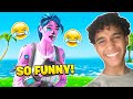 Fortnite TRY NOT TO LAUGH... (Fans Try To Make Me Laugh)