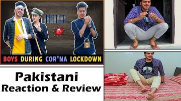 BOYS DURING COR*NA LOCKDOWN | Pakistani Reaction | Comedy Video | Rachit Rojha