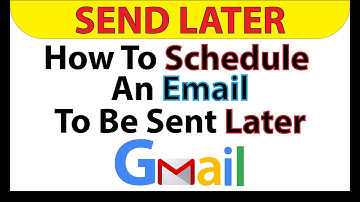 Gmail: How To Schedule An Email To Be Sent At A Later Date | PC |