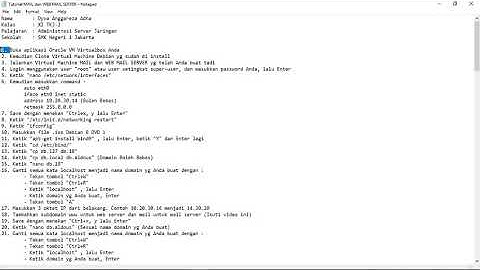 Tutorial Konfigurasi MAIL dan WEB MAIL Server Debian 8 Menggunakan VirtualBox