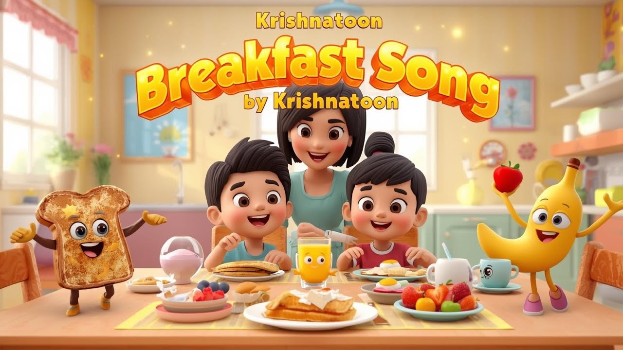 Breakfast song & more songs | sing along | Rhyme for Kids | nursery ...