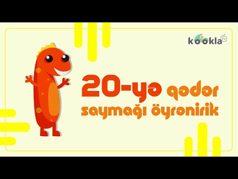 20-yə qədər saymağı öyrənirik - Rəqəmləri öyrənək (Azərbaycan dilində cizgi film kanalı)