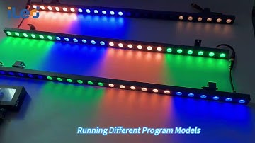 How to Test Address of DMX 512 RGBW LED Wall Washer Light IP67 and Run the Effects of Programs?