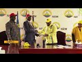 Strengthening Bilateral Ties NRM SPLM Sign Cooperation Agreement In Kampala Strengthening Bilateral Ties NRM SPLM Sign Cooperation Agreement In Kampala
