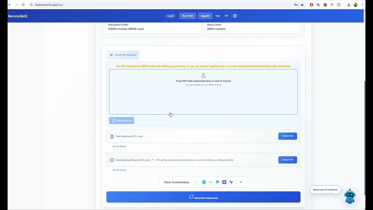 How to Automate Bank Reconciliations using QuickBooks and PDF Bank Statements using ReconcileIQ